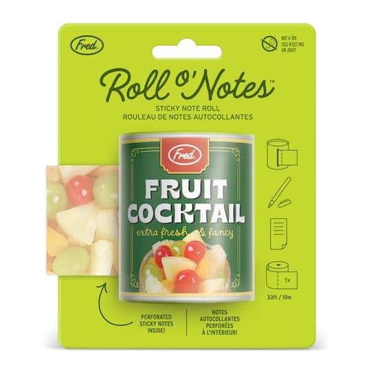 Fred Roll O' Notes Fruit Cocktail Sticky Note Roll