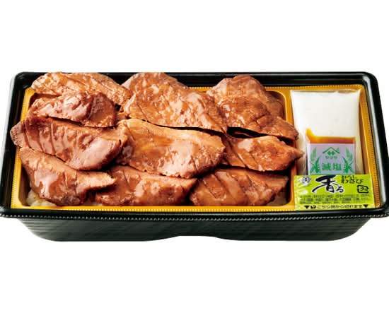 肉W盛り牛タンとろろ重～花藻塩だれ～ Double-portion beef tongue and grated yam rice bowl ～seaweed salt sauce～