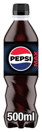 Pepsi Max No Sugar Soft Drink (500ml)