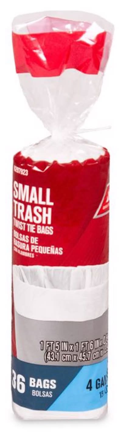 ACE 4 Gal No Scent Trash Bags Twist Tie 36 Pk