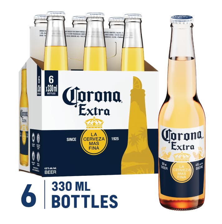 Corona Extra Lager Beer (6 x 330 ml)