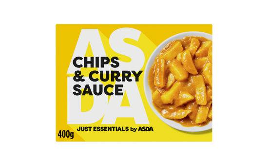 Asda Just Essentials Chips & Curry Sauce 400g