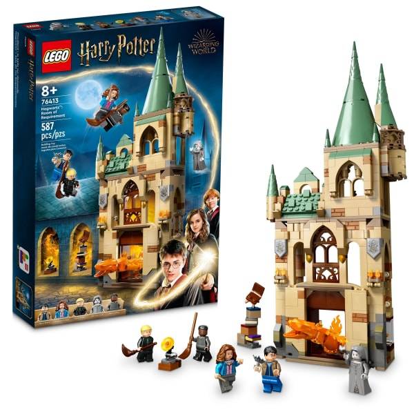 LEGO Harry Potter Hogwarts: Room of Requirement 76413 Building Toy Set (587 Pieces)