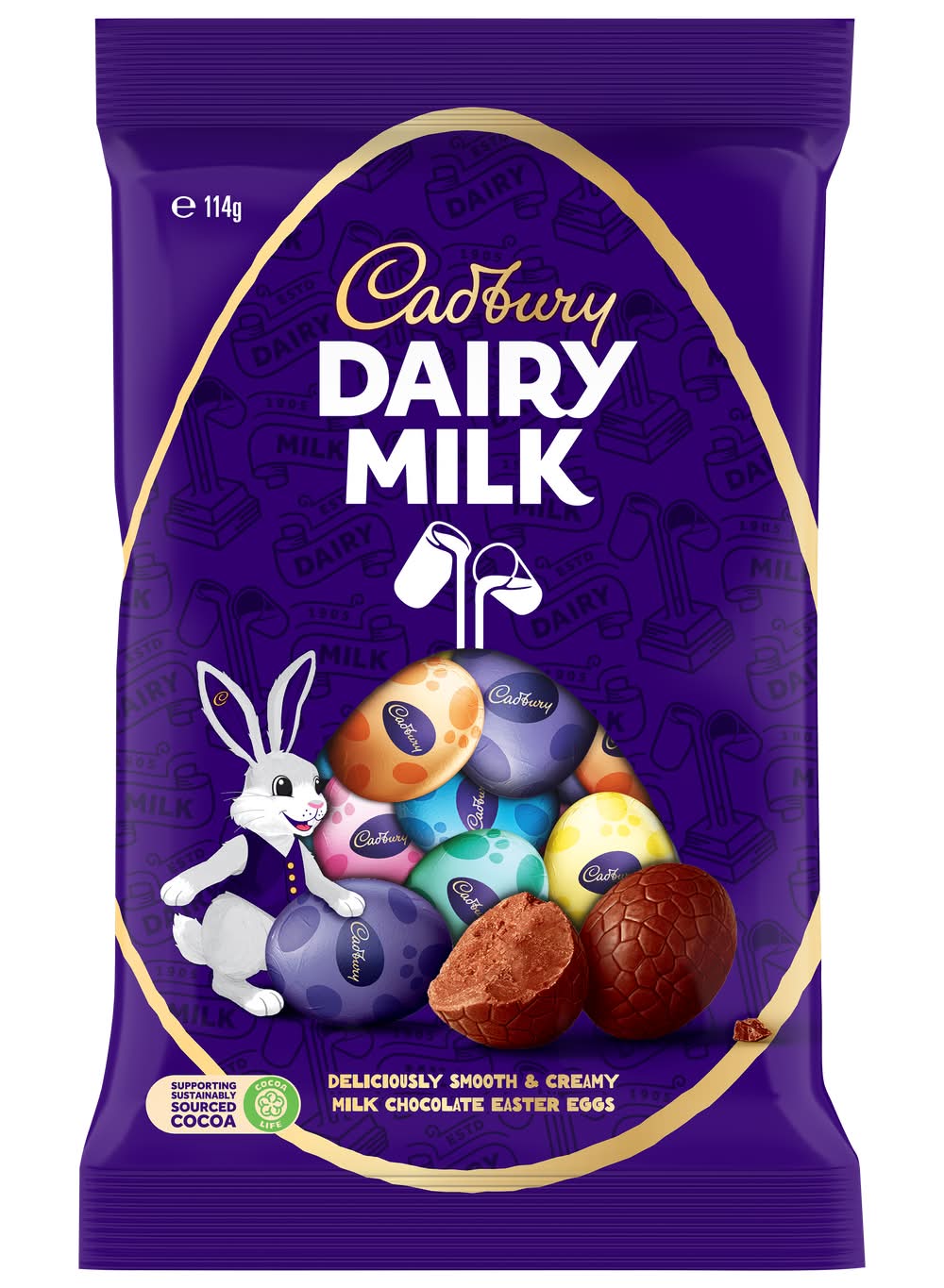 Cadbury Dairy Milk Egg Bag (114g)