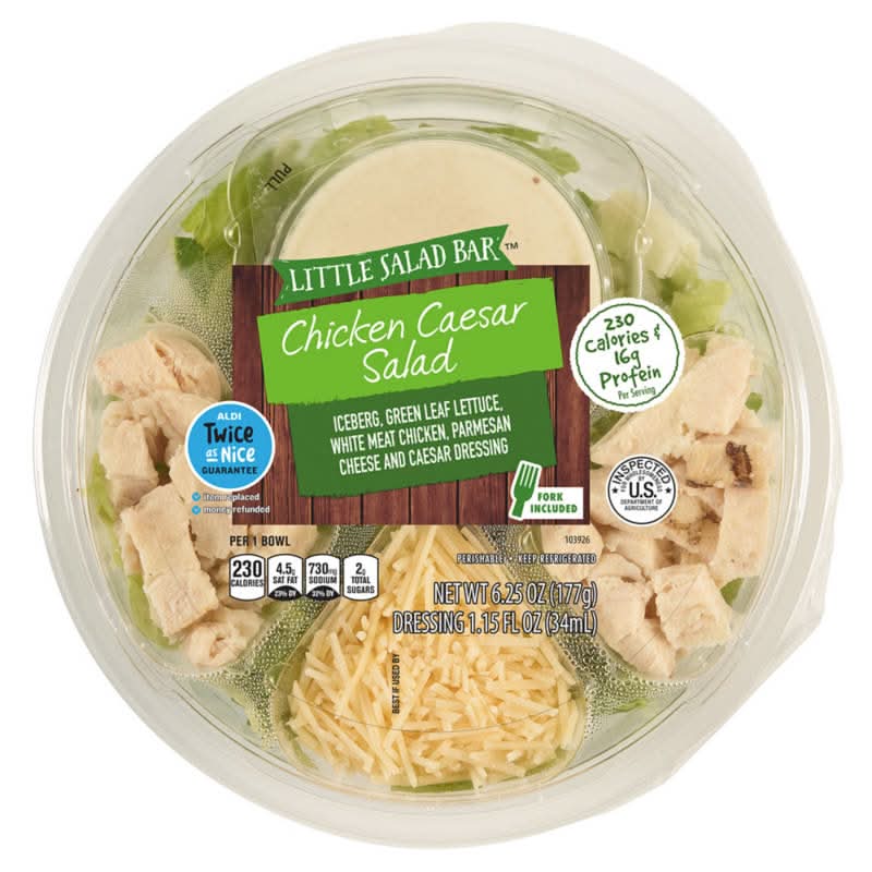 Little Salad Bar Salad Bowl, Chicken Caesar (6.25 oz)