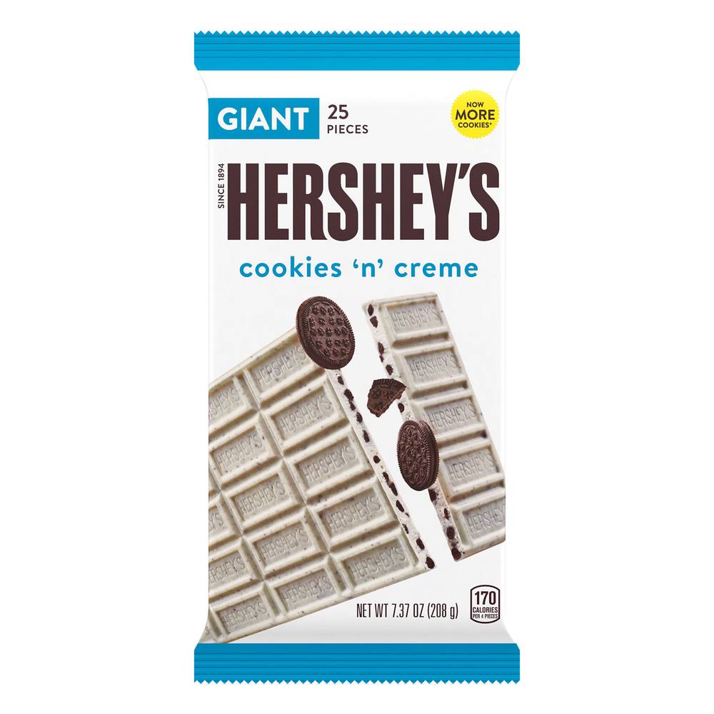 Hershey's Cookies 'N' Cream Giant Candy Bar