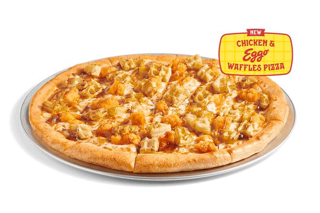 Chicken and Eggo® Waffles Pizza