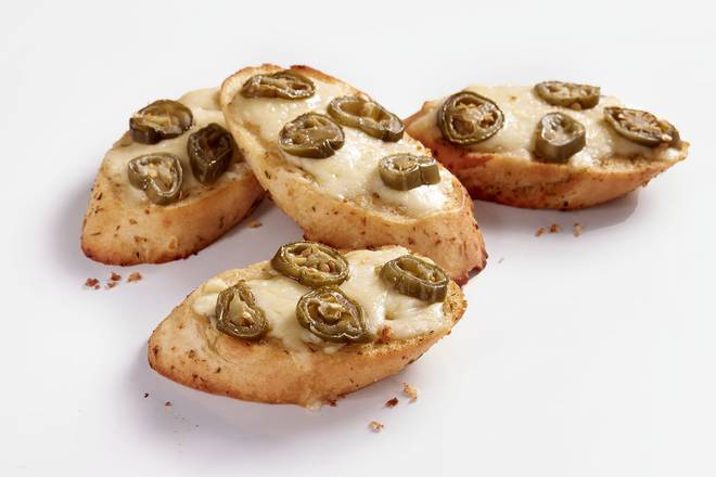 Loaded Garlic Bread with Jalapenos  (V) New Recipe