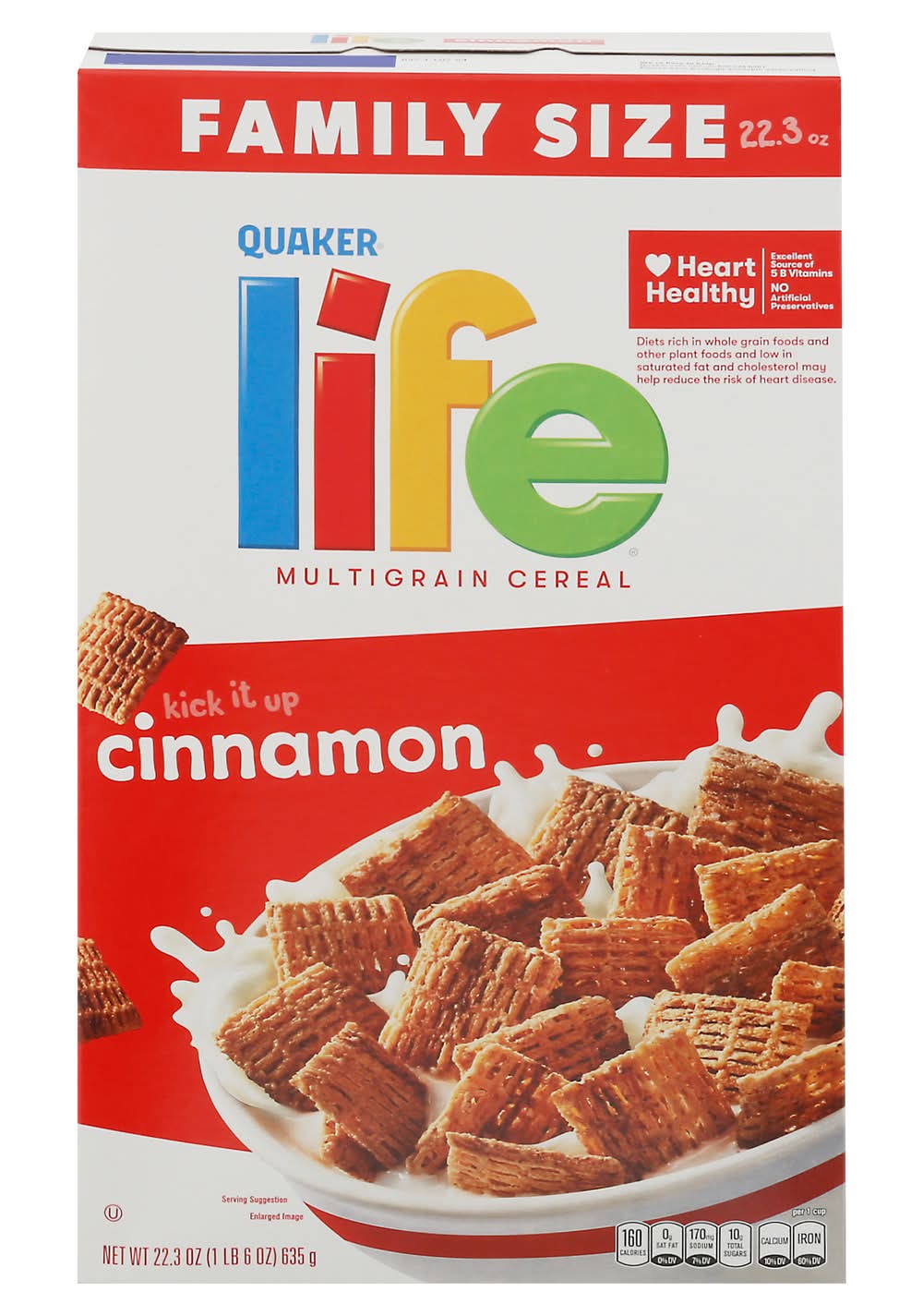 Quaker Life Multigrain Cereal, Cinnamon (22.3 oz)