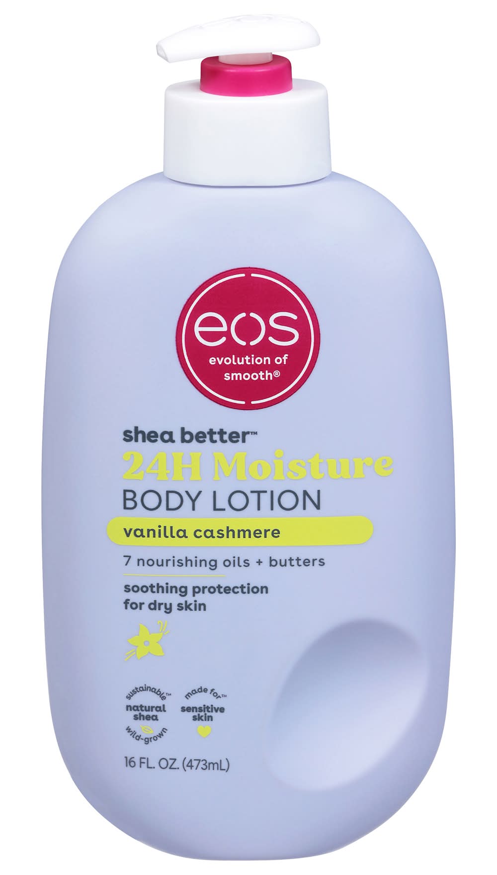 eos Shea Better Moisture Body Lotion, Vanilla Cashmere (16 fl oz)
