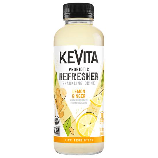 Kevita Lemon Ginger Sparkling Probiotic Drink (15.2 fl oz)