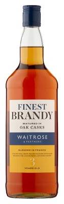 Waitrose & Partners 3 Years Old Finest Brandy (1L)