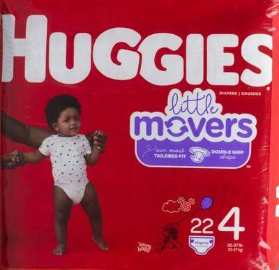 Huggies Little Movers Diapers Size 4 (22 units)