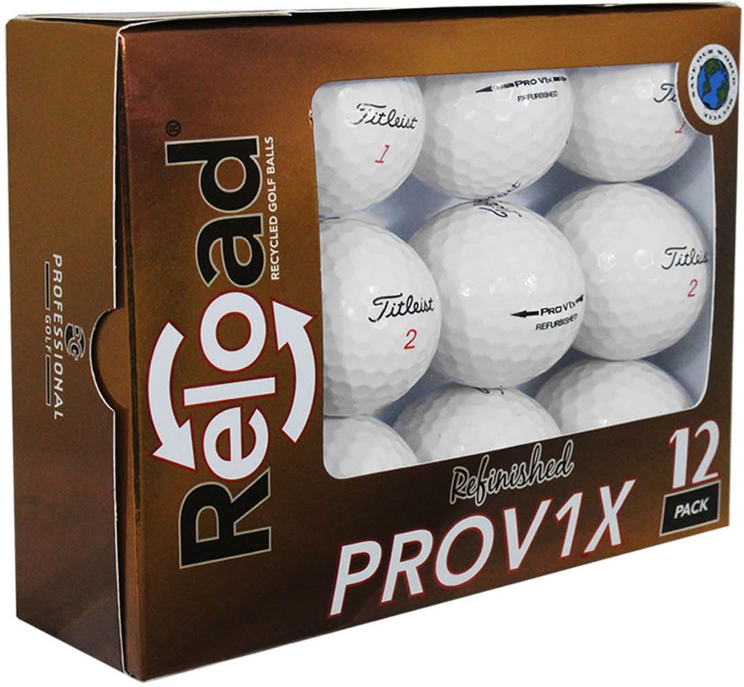 Reload Refurbished Titleist Pro V1x Golf Balls