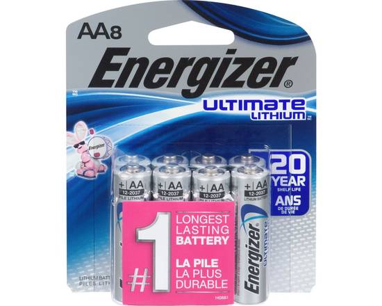 Energizer · Pilles AA - Ultimate lithium AA batteries (8 units)