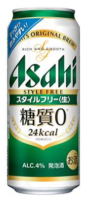 48143：アサヒ  スタイルフリー 500ML缶 / Asahi Style-Free