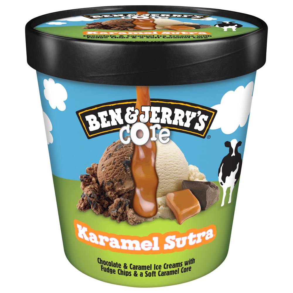 Ben & Jerry's Karamel Sutra Core Ice Cream, Chocolate-Caramel (1 pint)