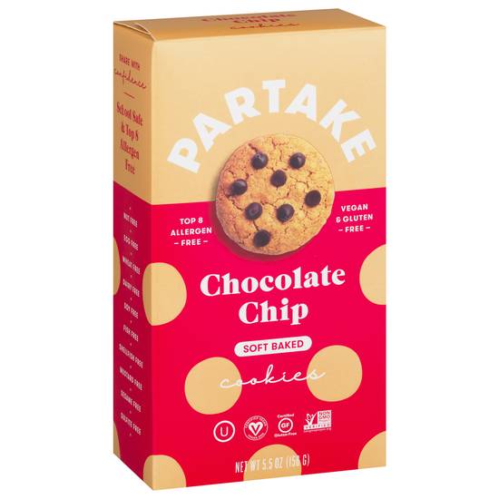 Partake Soft Baked Cookies (chocolate chip)