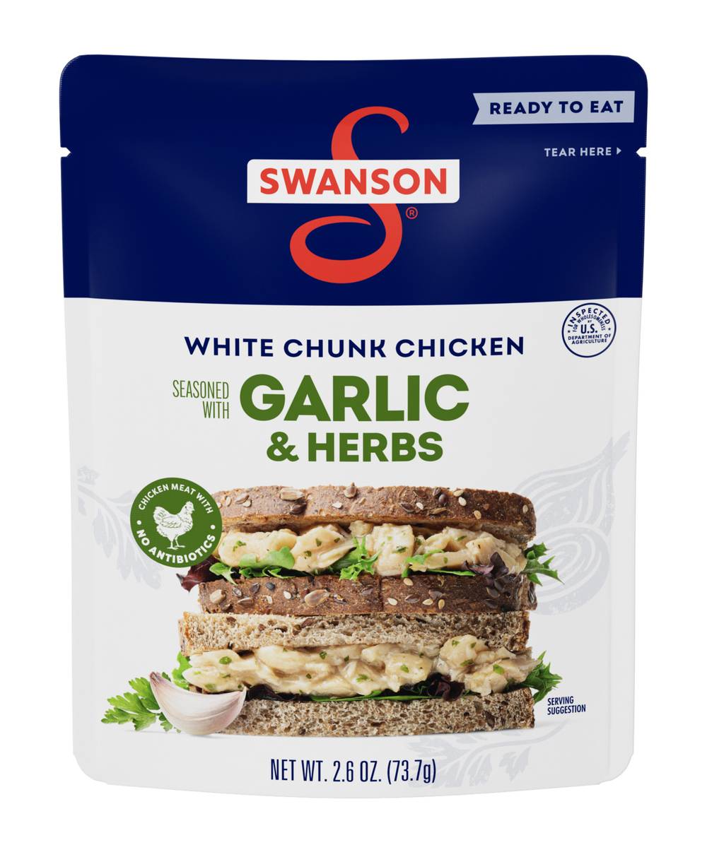 Swanson Garlic & Herbs White Chunk Chicken (2.6 oz)