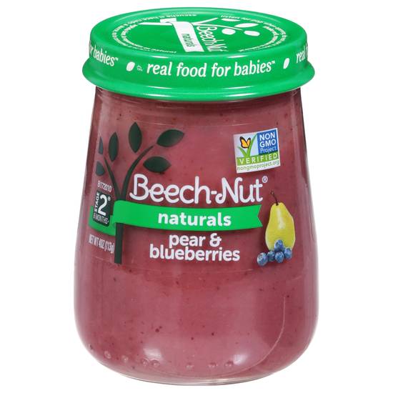 Beech-Nut Naturals Pear & Blueberries Stage 2 (6 months+)