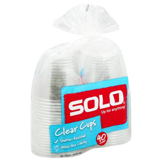 Solo Clear Cups (40 ct)