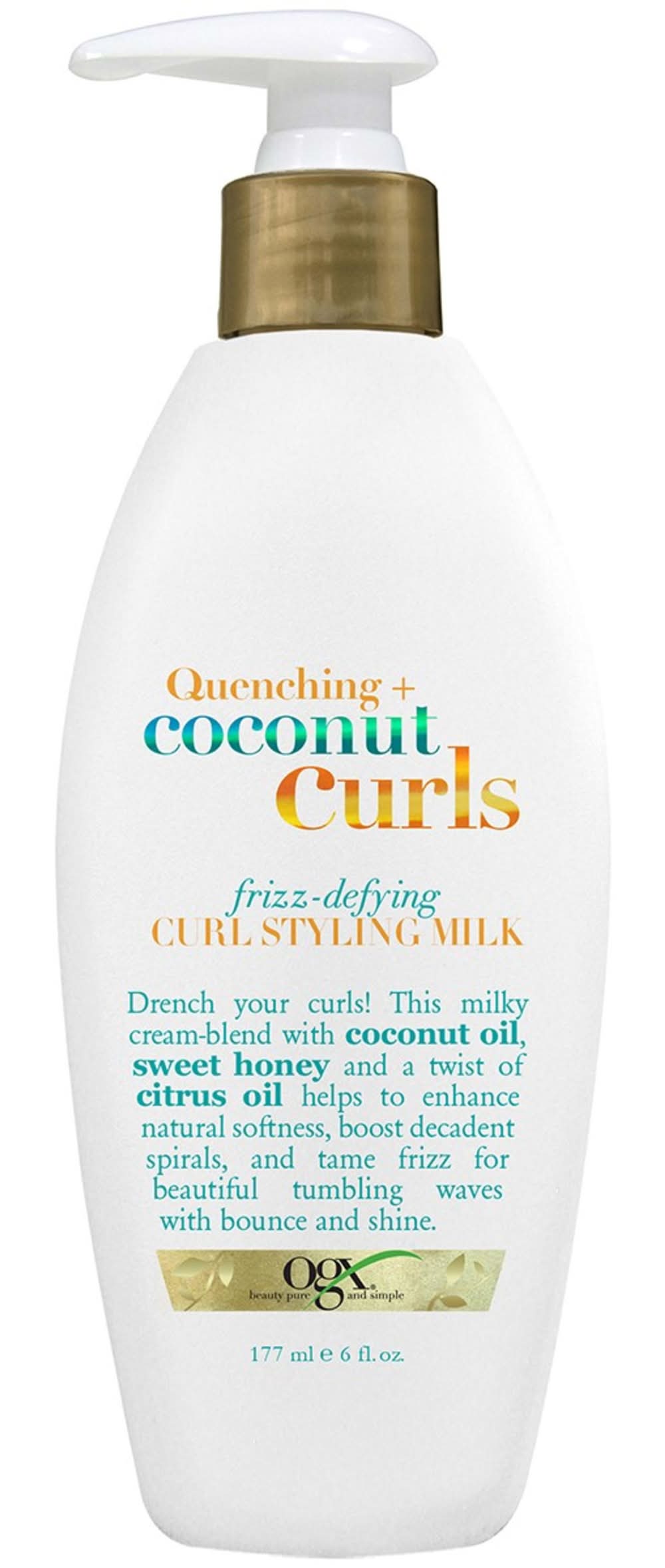 OGX Quenching Coconut Curls Frizz-Defying Curl Styling Milk (7.7 oz)