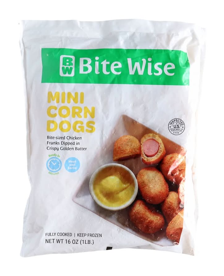 Bite Wise Fully Cooked Mini Corn Dogs (16 oz)