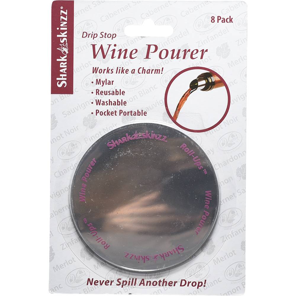 Shark Skinzz Foil Wine Pourers (8 pack)