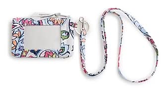 Vera Bradley Zip ID Lanyard, Paisley (55594-24143)