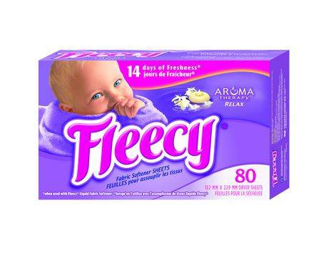 Fleecy Aroma Therapy Relax Fabric Softener Dryer Sheets (80 units)