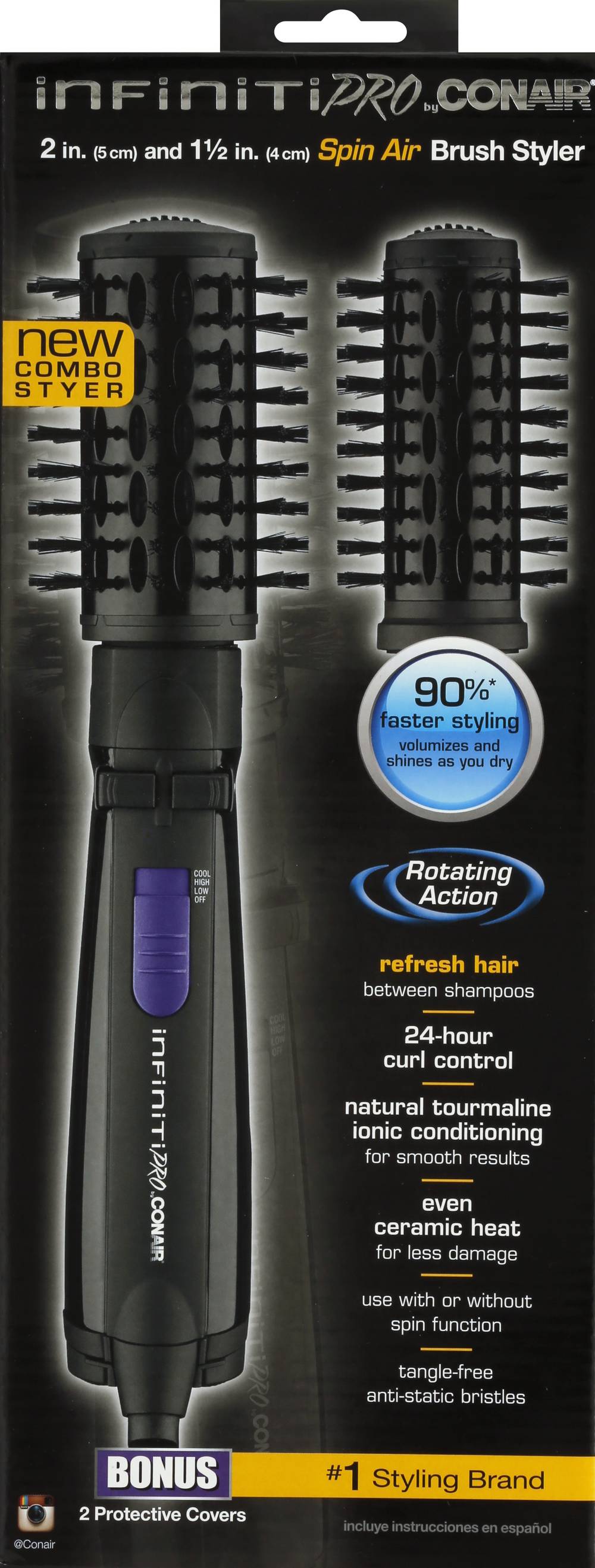 Conair Infinitipro Spin Air Brush Styler