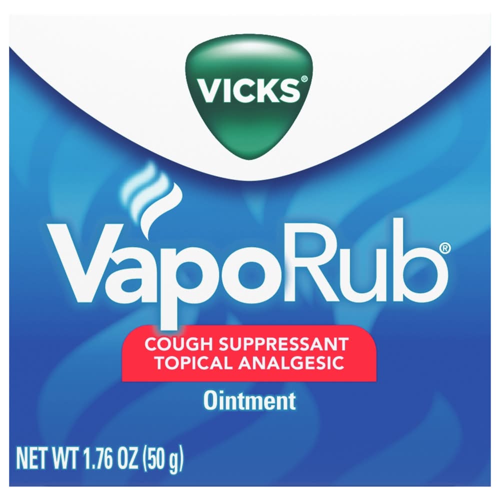 Vicks Vaporub Cough Suppression Topical Analgesic Ointment (1.76 oz)