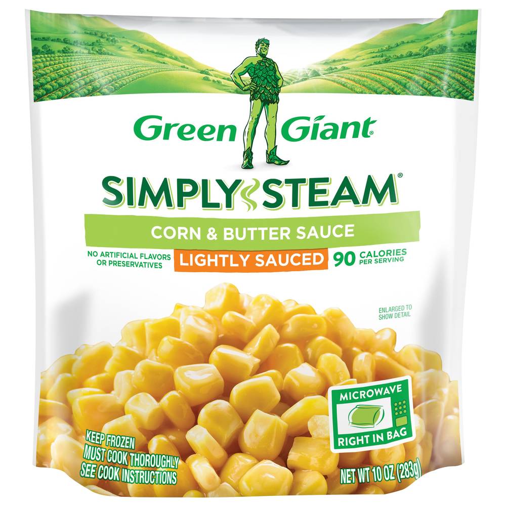 Green Giant Simply Steam Lightly Sauced Corn and Butter (10 oz)