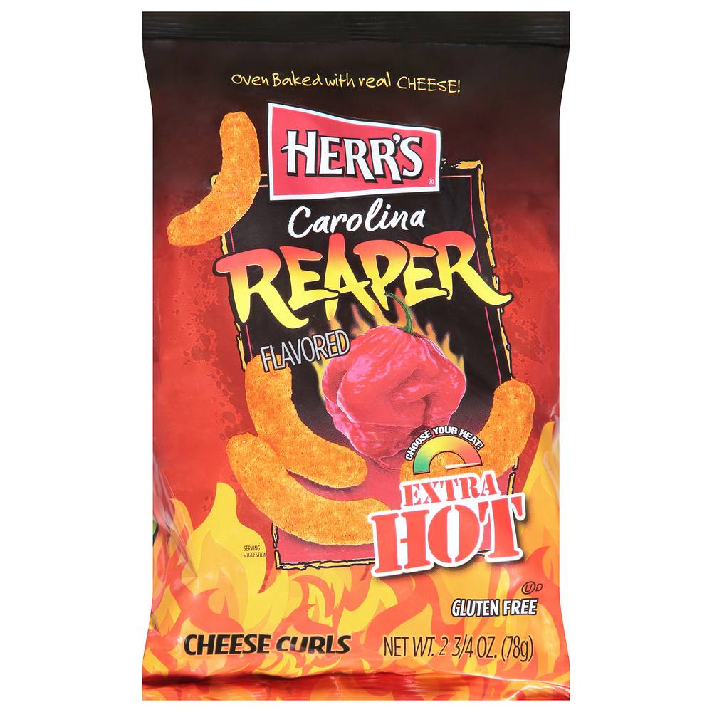 Herr's Carolina Reaper Extra Hot Cheese Curls (2.75 oz)