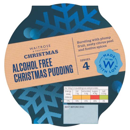 Alcohol-Free Christmas Pudding