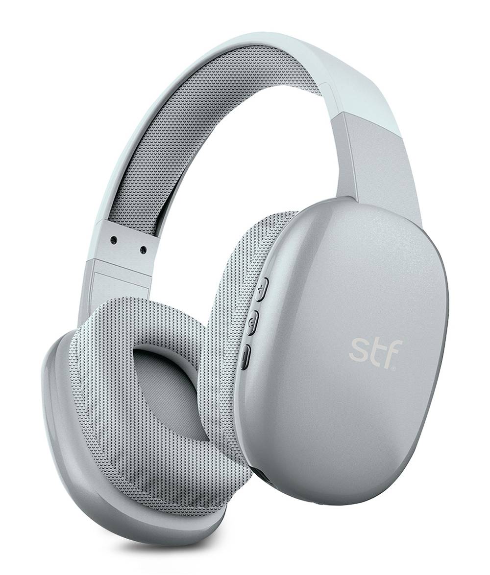 STF · Audífonos de diadema aurum plata