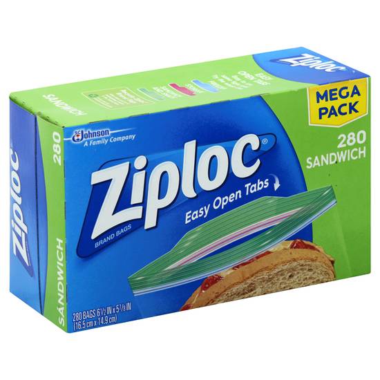 Ziploc Sandwich Bags (280 bags)