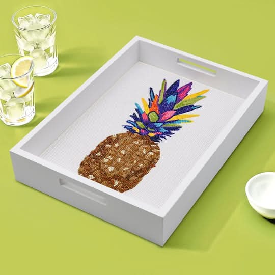 Jonathan Adler X Michaels 10" X 14" Pineapple Diamond Art Tray Kit