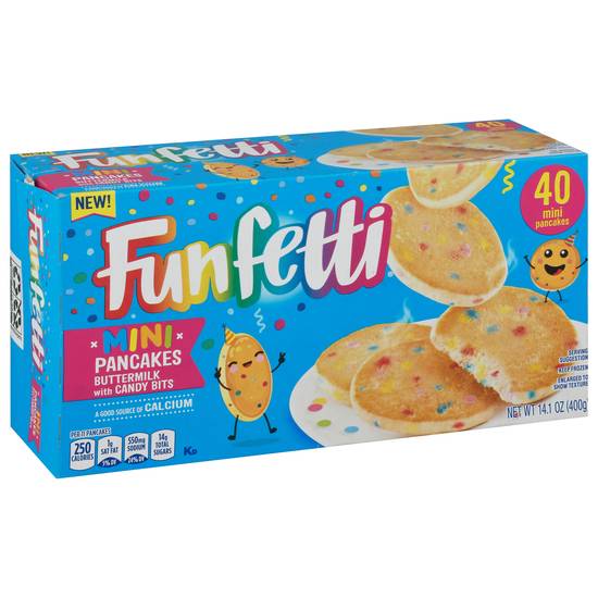 Funfetti Mini Buttermilk With Candy Bits Pancakes (40 ct)