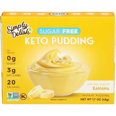 Simply Delish Sugar Free Instant Pudding, Banana (1.7 oz)