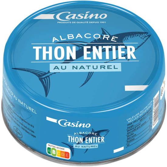 Thon albacore au naturel