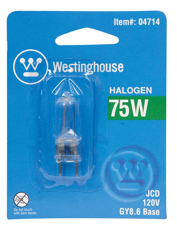 Westinghouse 75 W Jcd Decorative Halogen Bulb 1,050 Lm White 1 Pk
