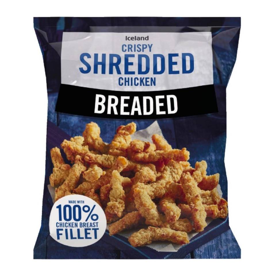 Iceland Breaded Crispy Shredded Chicken