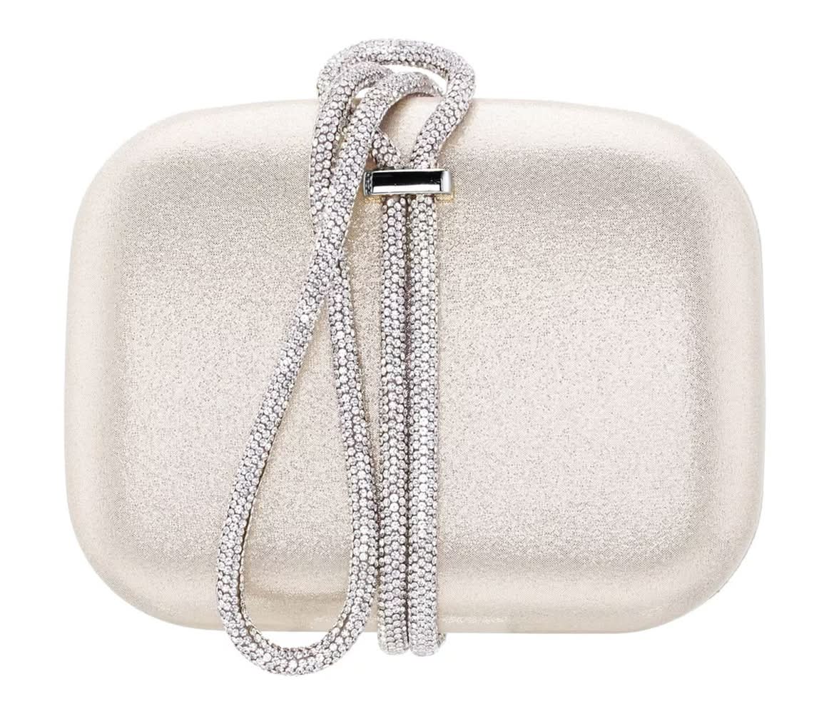 Nina Lauren Clutch (Platino Metallic One Size)