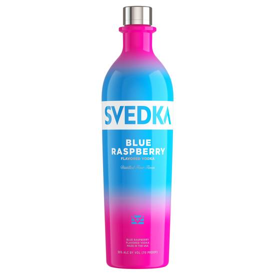 Svedka Blue Raspberry Flavored Vodka (1 L)