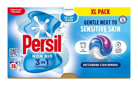 Persil Non Bio 3 in 1 Laundry Washing Capsules (36 pack)