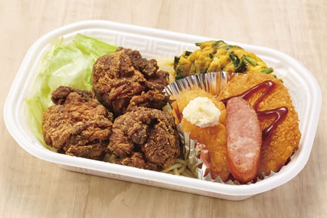 黒唐揚スペシャルおかず