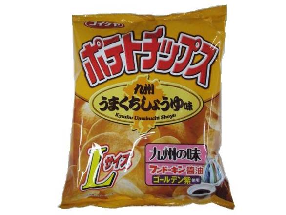 湖池屋 Lサイズ ポテトチップス 九州うまくちしょうゆ味 Delivery