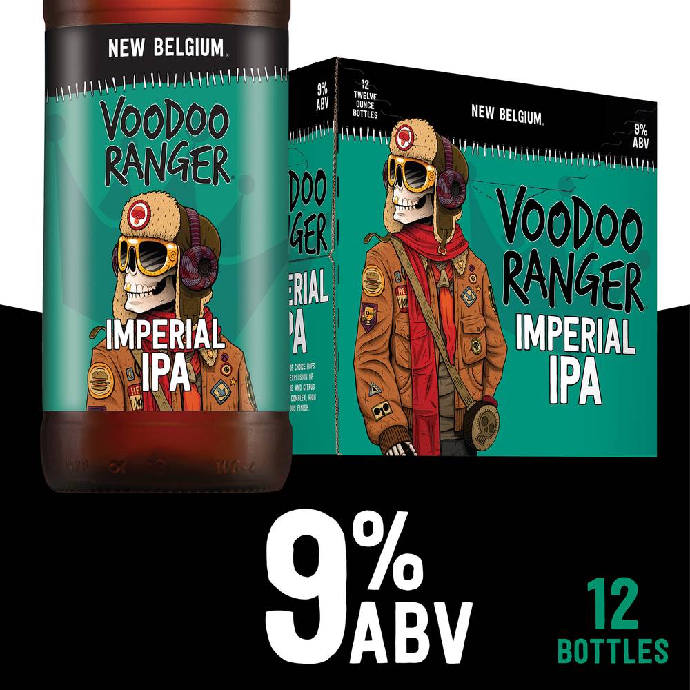 Voodoo Ranger New Belgium Imperial Ipa Beer (12 pack, 12 oz)