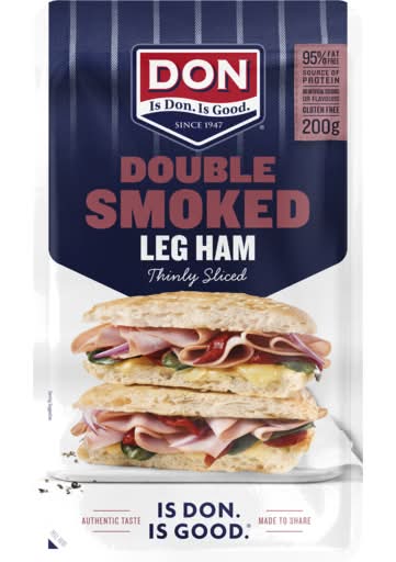 Don Double Smoked Leg Ham 200g